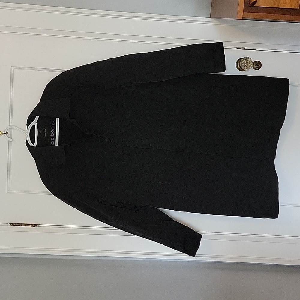 MENS Claiborne Black Overcoat